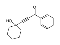 3-(1-hydroxycyclohexyl)-1-phenylprop-2-yn-1-one Structure