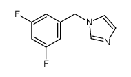 1-[(3,5-difluorophenyl)methyl]imidazole Structure