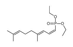 1-diethoxyphosphoryl-4,8-dimethylnona-1,3,7-triene结构式
