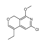 4-ethyl-6-chloro-8-methoxy-1H-pyrano[3,4-c]pyridine Structure