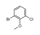 1-溴-3-氯-2-甲氧基苯结构式
