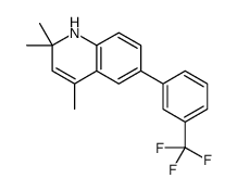 2,2,4-trimethyl-6-[3-(trifluoromethyl)phenyl]-1H-quinoline Structure