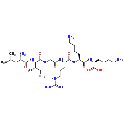 Fibronectin Fragment (1954-1959) trifluoroacetate salt Structure