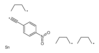 tributyl-[2-(4-nitrophenyl)ethynyl]stannane Structure