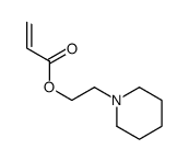 2-piperidin-1-ylethyl prop-2-enoate结构式