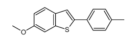 6-methoxy-2-(4-methylphenyl)-1-benzothiophene结构式
