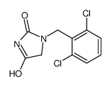 1-[(2,6-dichlorophenyl)methyl]imidazolidine-2,4-dione Structure