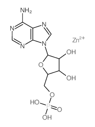 5'-Adenylic acid, zincsalt (1:1) (6CI,8CI,9CI)结构式