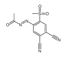 N-(4,5-dicyano-2-methylsulfonylphenyl)iminoacetamide结构式