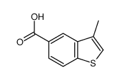 3-Methyl-1-benzothiophene-5-carboxylic acid Structure