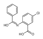 2-benzamido-5-chlorobenzoic acid Structure