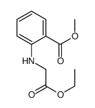 methyl 2-[(2-ethoxy-2-oxoethyl)amino]benzoate结构式