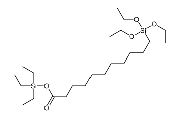 triethylsilyl 11-triethoxysilylundecanoate Structure