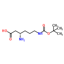 (S)-3-氨基-6-((叔丁氧基羰基)己酸图片