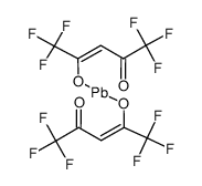 lead (ii) hexafluoroacetylacetonate Structure