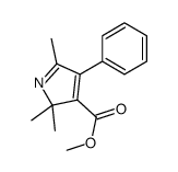 methyl 2,2,5-trimethyl-4-phenylpyrrole-3-carboxylate Structure