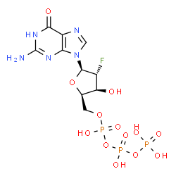 Guanosine 5'-(tetrahydrogen triphosphate), 2'-deoxy-2'-fluoro- picture