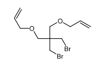 1-bromo-2-(bromomethyl)-3-prop-2-enoxy-2-(prop-2-enoxymethyl)propane结构式