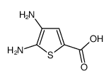 2-Thiophenecarboxylicacid,4,5-diamino-(9CI) Structure