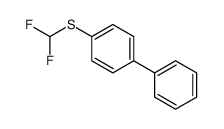 4-(Difluoromethylthio)biphenyl Structure