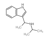 alpha-甲基-N-(1-甲基乙基)-1H-吲哚-3-甲胺结构式