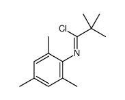 2,2-dimethyl-N-(2,4,6-trimethylphenyl)propanimidoyl chloride Structure