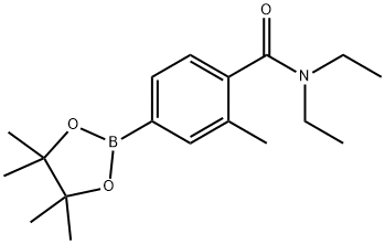 N,N-diethyl-2-methyl-4-(4,4,5,5-tetramethyl-1,3,2-dioxaborolan-2-yl)benzamide picture