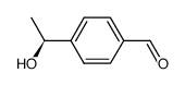 Benzaldehyde, 4-[(1S)-1-hydroxyethyl]- (9CI) structure