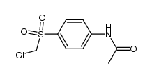 acetic acid-(4-chloromethanesulfonyl-anilide) Structure