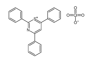 2,4,6-triphenyl-1,3-thiazin-1-ium,perchlorate结构式