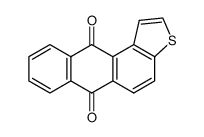 6,11-dihydro-6,11-dioxoanthra(2,1-b)thiophene Structure