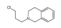 2-(3-chloropropyl)-3,4-dihydro-1H-isoquinoline结构式
