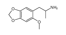 1-(6-methoxybenzo[1,3]dioxol-5-yl)propan-2-amine structure