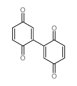 [Bi-1,4-cyclohexadien-1-yl]-3,3',6,6'-tetrone结构式