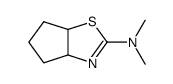4H-Cyclopentathiazole,2-(dimethylamino)-3a,5,6,6a-tetrahydro-(8CI) Structure