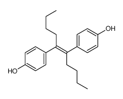 4-[(E)-6-(4-hydroxyphenyl)dec-5-en-5-yl]phenol Structure