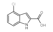 4-Chloroindole-2-carboxylic acid Structure