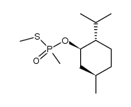 [(-)-O-menthyl] S-methyl methylphosphonothioate结构式