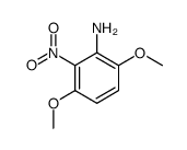 3,6-Dimethoxy-2-nitroaniline structure