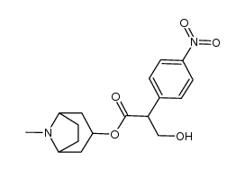 3-hydroxy-2-(4-nitro-phenyl)-propionic acid tropan-3-yl ester Structure