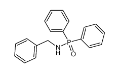 N-benzyl-P,P-diphenylphosphinic amide Structure