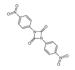 1,3-Bis(p-nitrophenyl)-2,4-uretidinedione structure