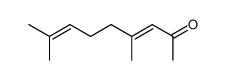 (E)-4,8-dimethyl-3,7-nonadien-2-one结构式