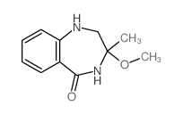 5H-1,4-Benzodiazepin-5-one,1,2,3,4-tetrahydro-3-methoxy-3-methyl-结构式