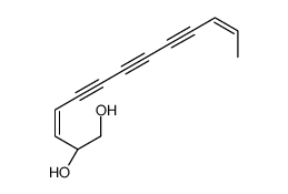 (2S)-trideca-3,11-dien-5,7,9-triyne-1,2-diol Structure