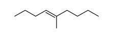 (E)-5-methyl-non-4-ene结构式