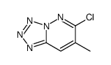 6-chloro-7-methyltetrazolo[1,5-b]pyridazine结构式
