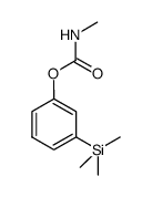 Methylcarbamic acid 3-(trimethylsilyl)phenyl ester structure