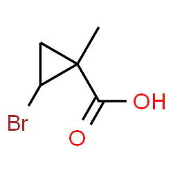 2-BROMO-1-METHYL-CYCLOPROPANECARBOXYLIC ACID Structure