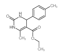 ETHYL 6-METHYL-4-(4-METHYLPHENYL)-2-OXO-1,2,3,4-TETRAHYDRO-5-PYRIMIDINECARBOXYLATE picture